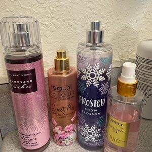 Bath & Body Works Pink Thousand Wishes & Mixed Pink Mists Bundle